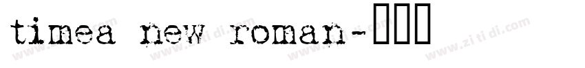 timea new roman字体转换